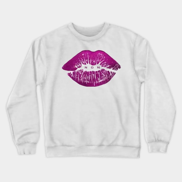 KISS lips Crewneck Sweatshirt by kausofa